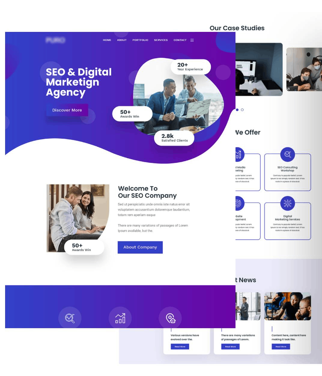 Website Landing Page